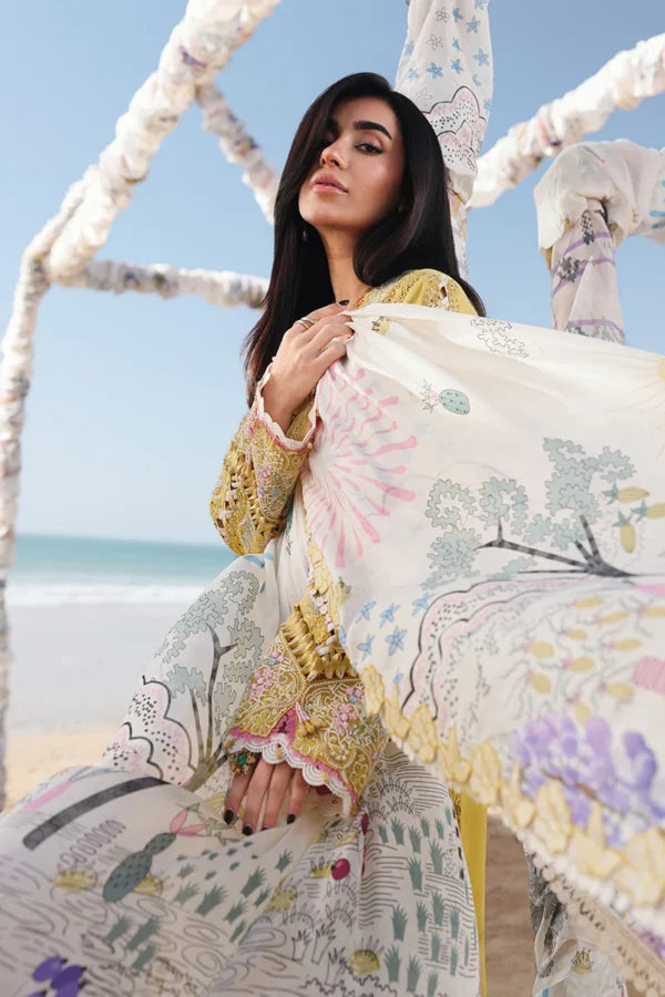 Sahil Luxury Lawn 2026 | SA-07 HIRA | Qalamkar