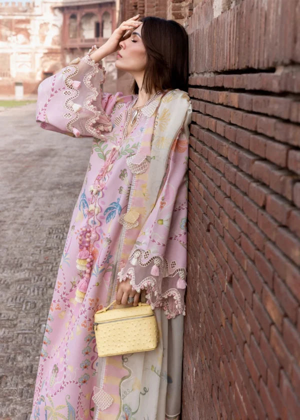 Flow Luxury Lawn | OUT OF MANY HEARTS – D6A | 2026 | Crimson