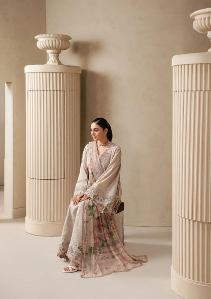 E-CRAFT - Chikankari Lawn With Chiffon Dupatta'26 | EHC-6B CLAY | Elaf