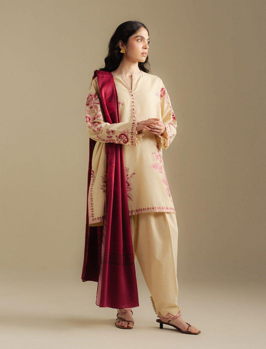 Coco Winter Unstitched 2025 by Zara Shahjahan - Snowdrop- 10 A