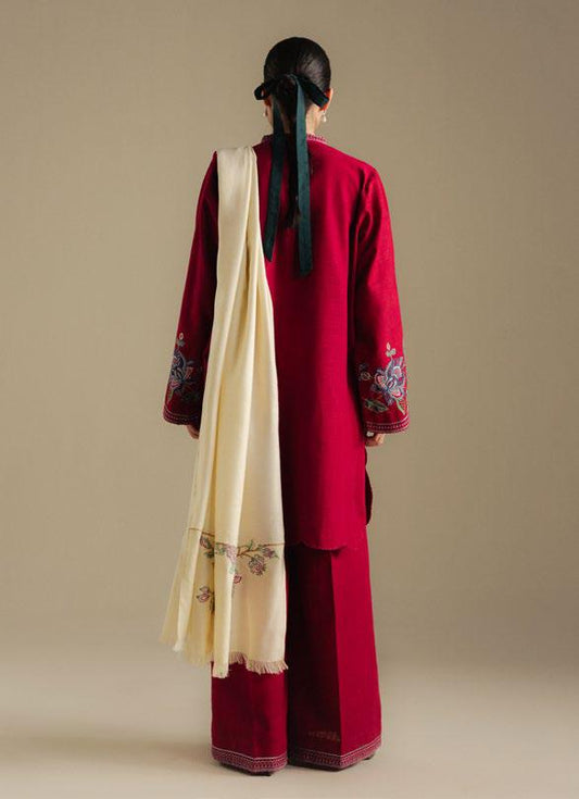 Coco Winter Unstitched 2025 BY Zara Shahjahan - Berry-3B