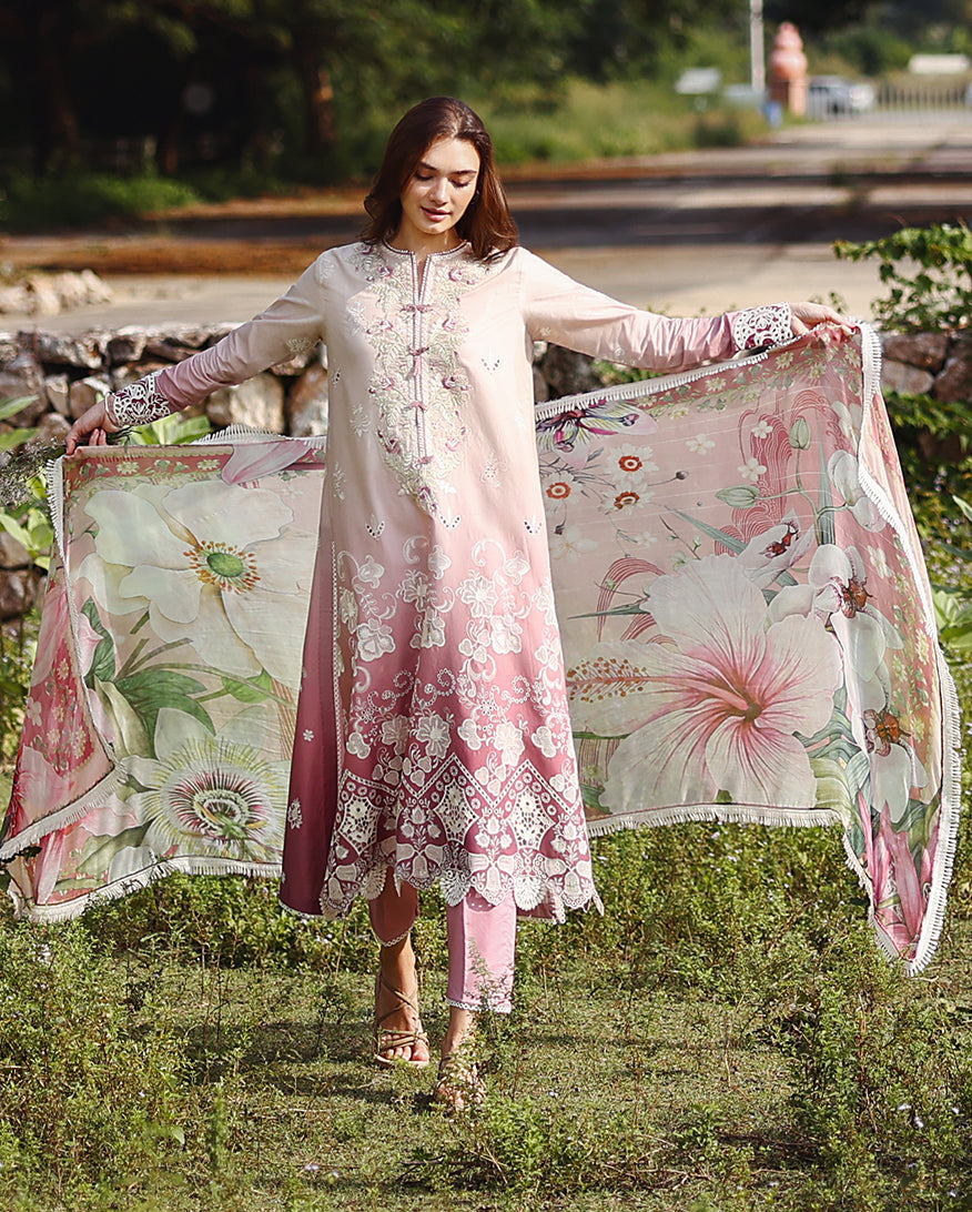Solace Ombre Chikankari | Dew Drift | 2026 | Mushq