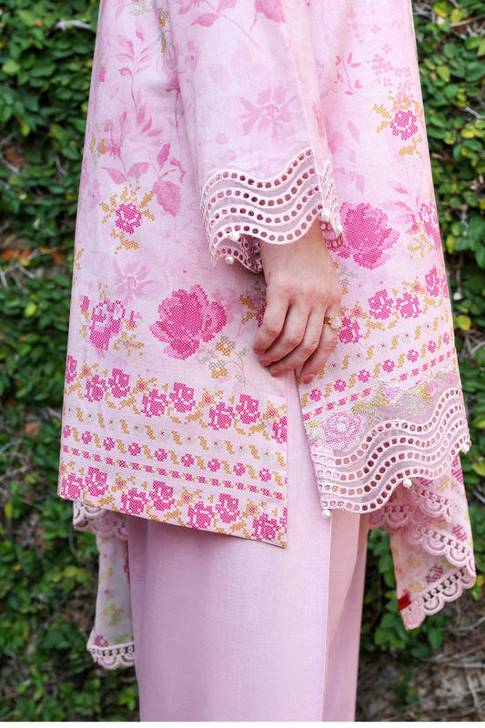 Eid Lawn Edit - II 2026 | SPRING LILAC | Cross Stitch
