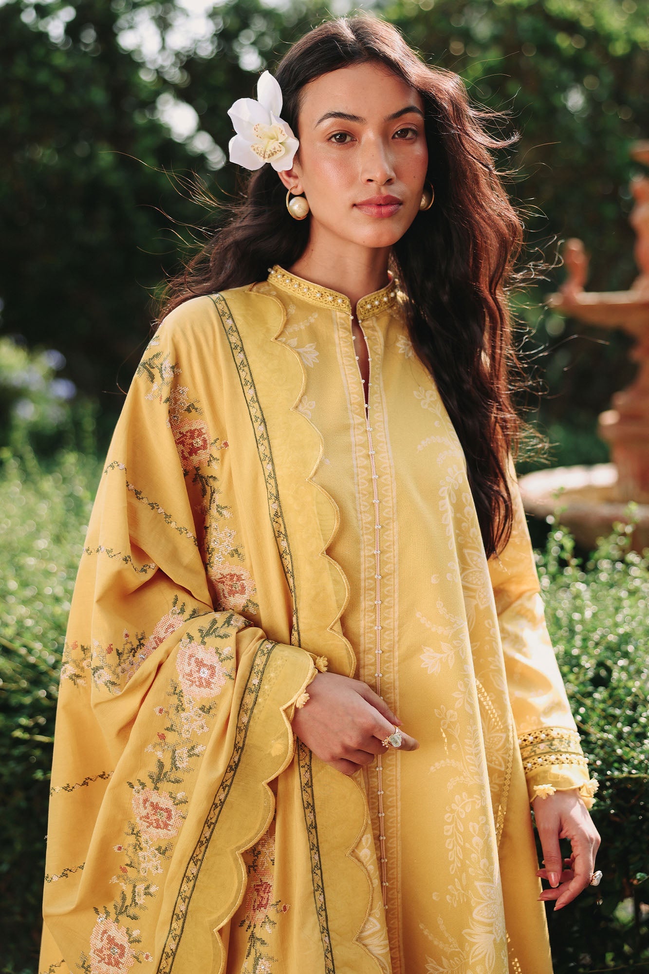 Eid Lawn Edit - II 2026 | PETAL DRAPES | Cross Stitch