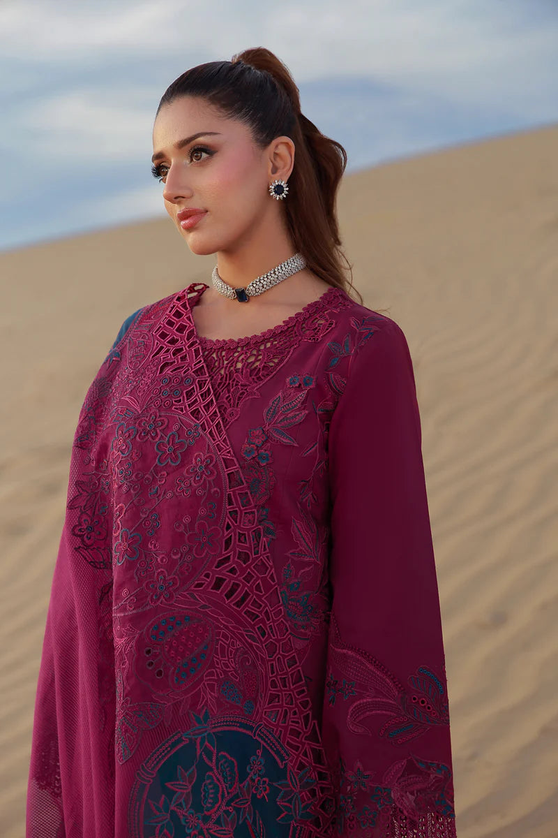 Premium Summer Lawn 2026 | D-07 ZARA | Rang Rasiya