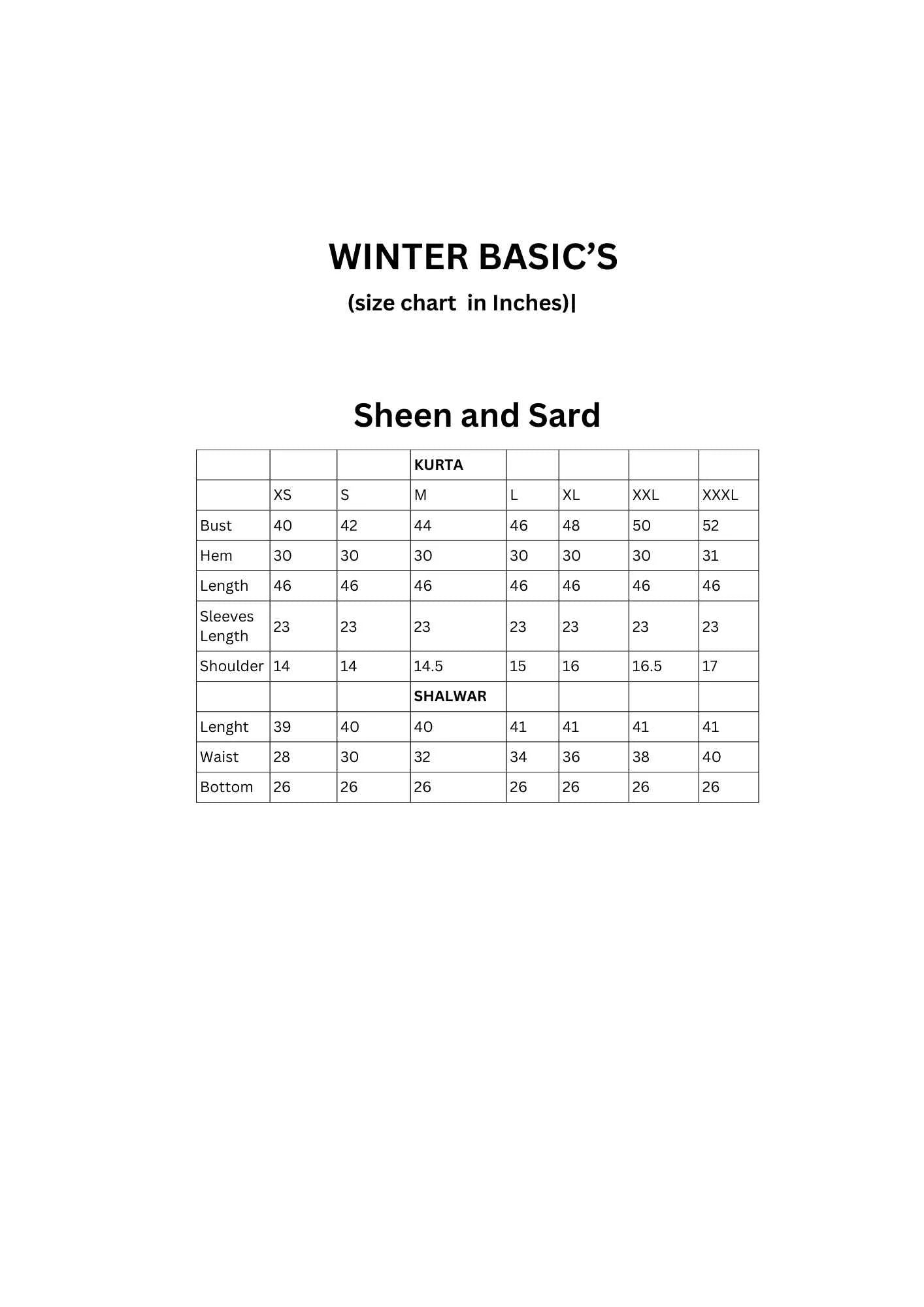 Binaf - Winter Basics 2025 - Sard