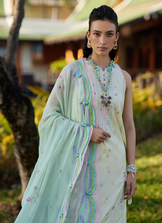 Suay Luxury Unstitched'24 by Farah Talib Aziz - Vaia Yellow