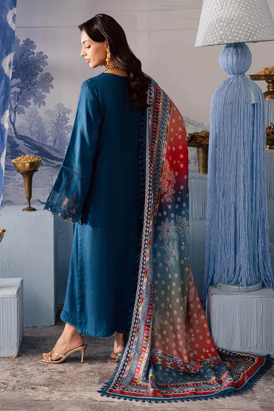 Nureh Bazaar Mukesh Collection Unstitched'25 - NE-206