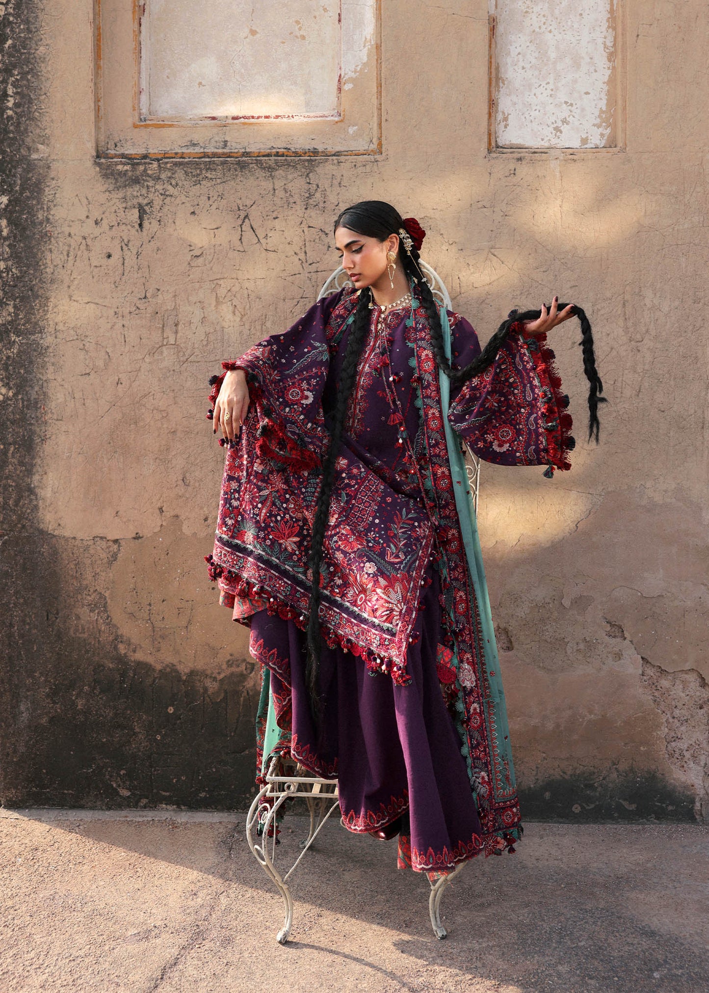 Karandi Unstitched'25 by Hussain Rehar - Sultana