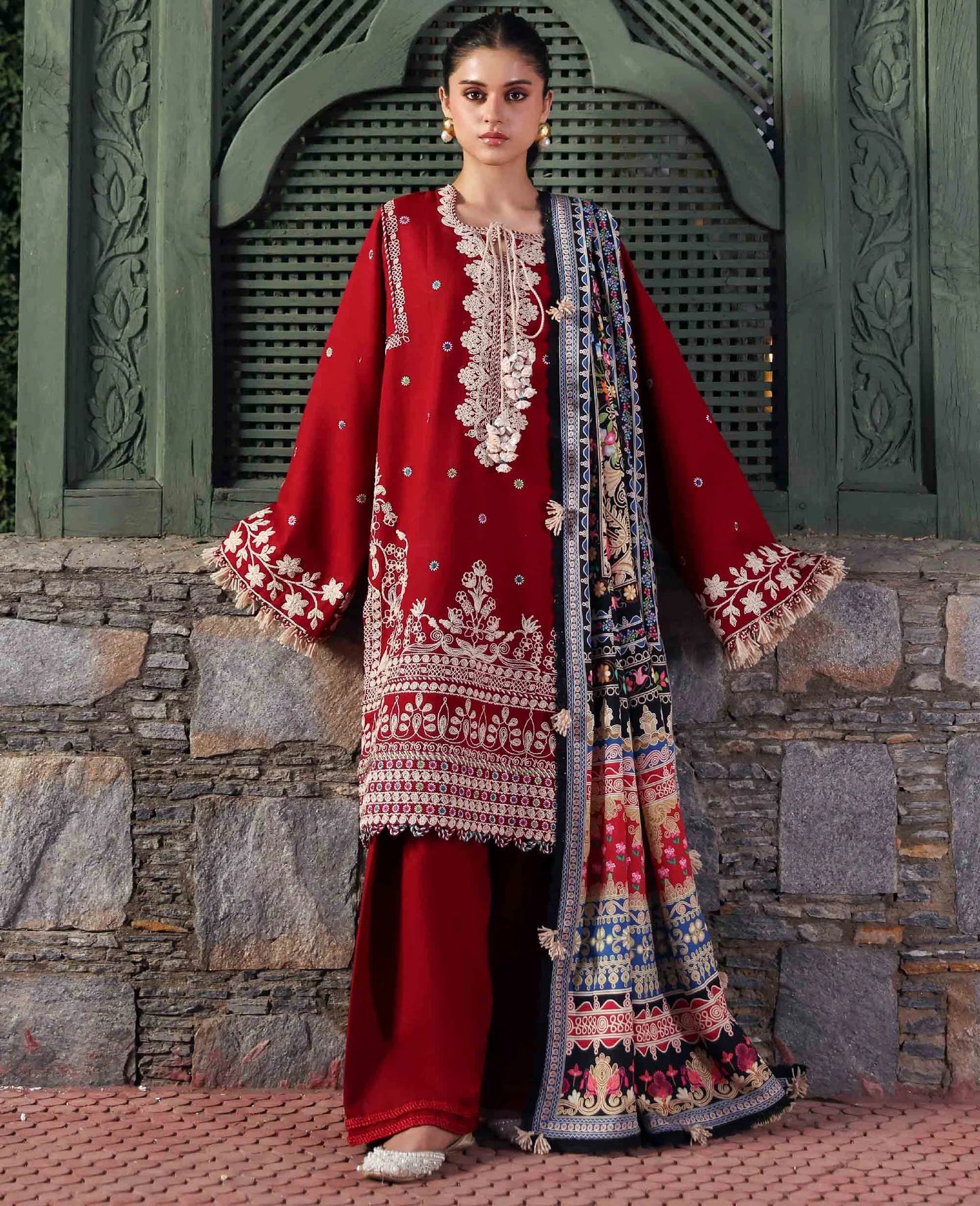 Amaris Luxury Shawl Unstitched 2025 by Republic Womenswear - Orlena