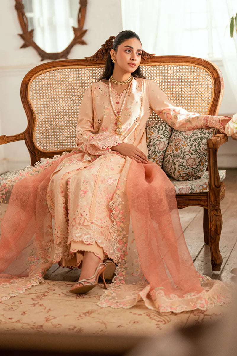 Luxury Lawn Eid Edit'25 by Qalamkar - SB-07 Zoya