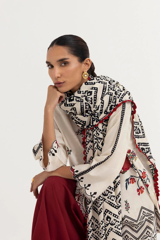 Mahay Winter 2025 by Sana Safinaz -SKU: H255-004A-3CY