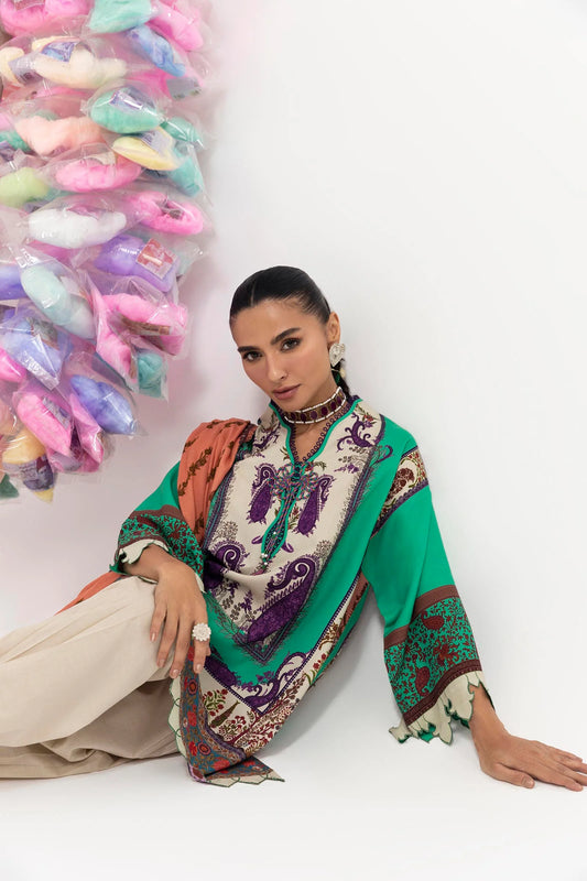 Mahay Winter 2025 by Sana Safinaz -SKU: H255-007B-2DA