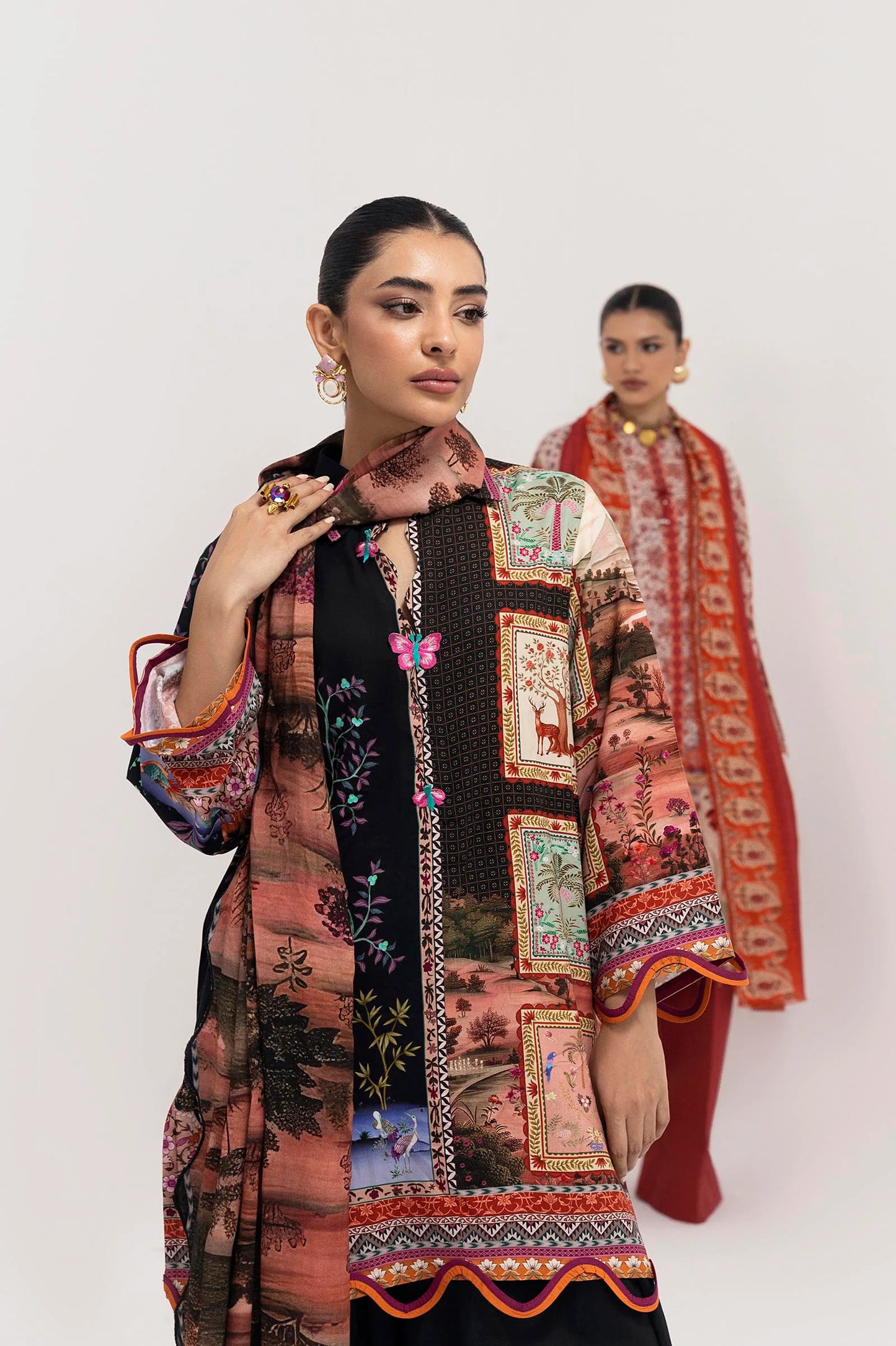 Mahay Winter 2025 by Sana Safinaz - SKU: H255-009B-2DA