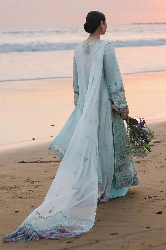 Sahil Luxury Lawn 2026 | SA-05 AYRA | Qalamkar