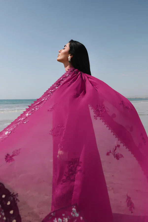 Sahil Luxury Lawn 2026 | SA-01 ZARA | Qalamkar