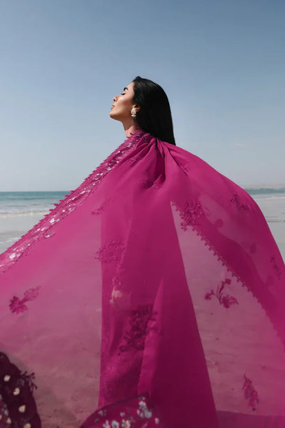 Sahil Luxury Lawn 2026 | SA-01 ZARA | Qalamkar