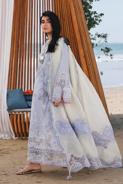 Sahil Luxury Lawn 2026 | SA-08 ZAYNA | Qalamkar