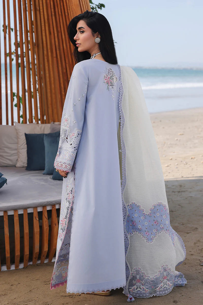 Sahil Luxury Lawn 2026 | SA-08 ZAYNA | Qalamkar