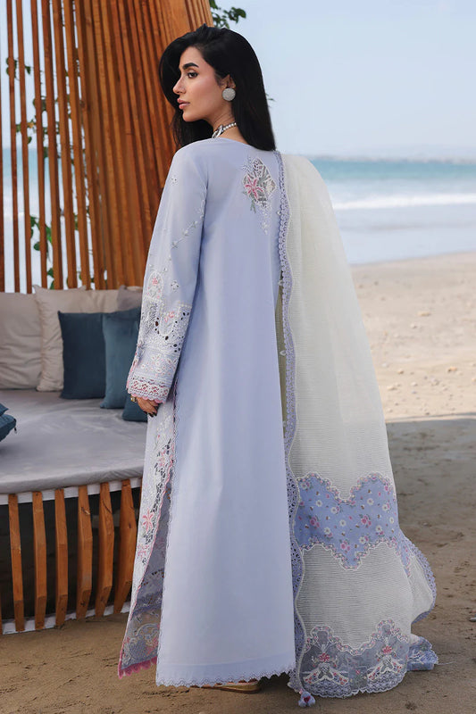 Sahil Luxury Lawn 2026 | SA-08 ZAYNA | Qalamkar