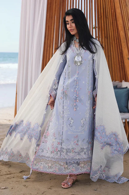 Sahil Luxury Lawn 2026 | SA-08 ZAYNA | Qalamkar