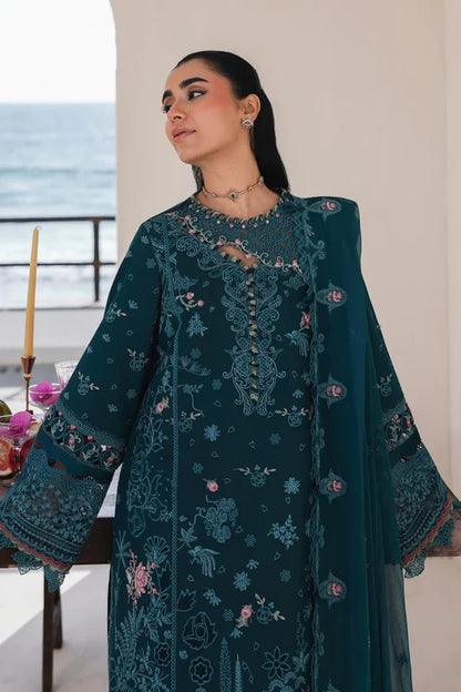 Sahil Luxury Lawn 2026 || SA-04 ELIF | Qalamkar