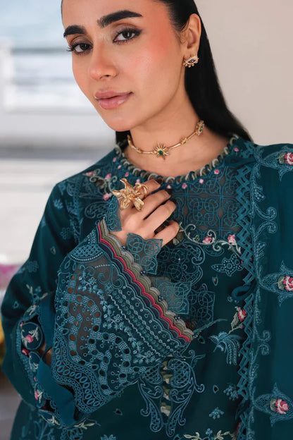 Sahil Luxury Lawn 2026 || SA-04 ELIF | Qalamkar