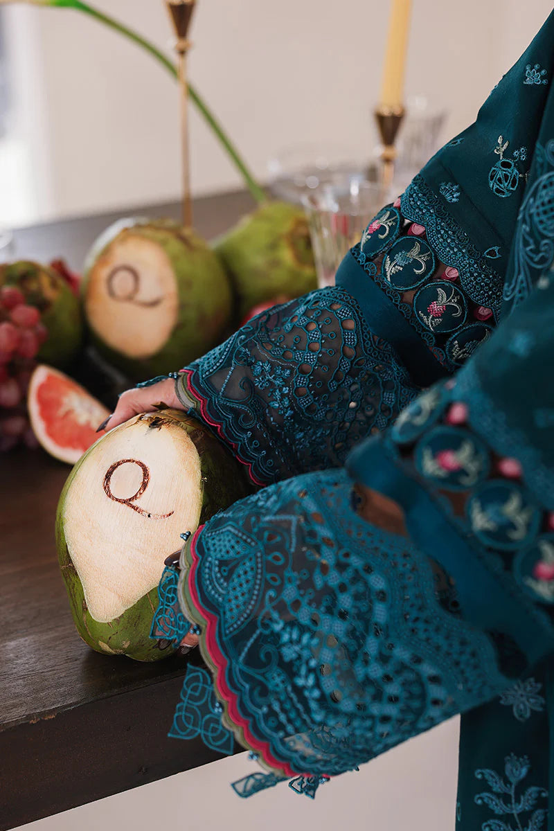 Sahil Luxury Lawn 2026 || SA-04 ELIF | Qalamkar