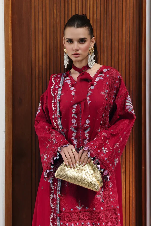 Chikankari  EID || CM-03 RUBY | Qalamkar
