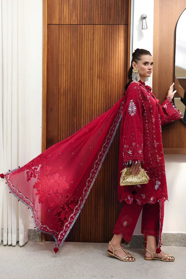 Chikankari  EID || CM-03 RUBY | Qalamkar