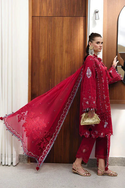 Chikankari  EID || CM-03 RUBY | Qalamkar