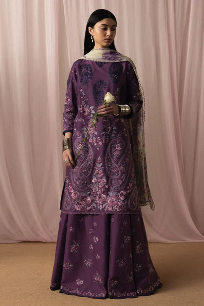 Satori - Sumire-D2 | 2026 | Zara Shahjahan Luxury Lawn