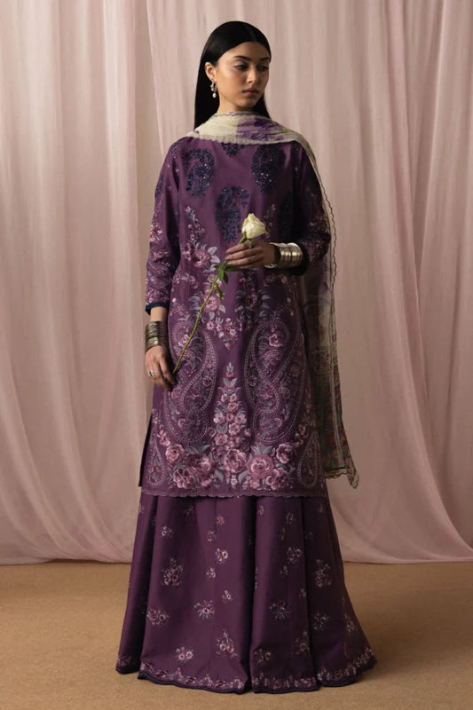 Satori - Sumire-D2 | 2026 | Zara Shahjahan Luxury Lawn