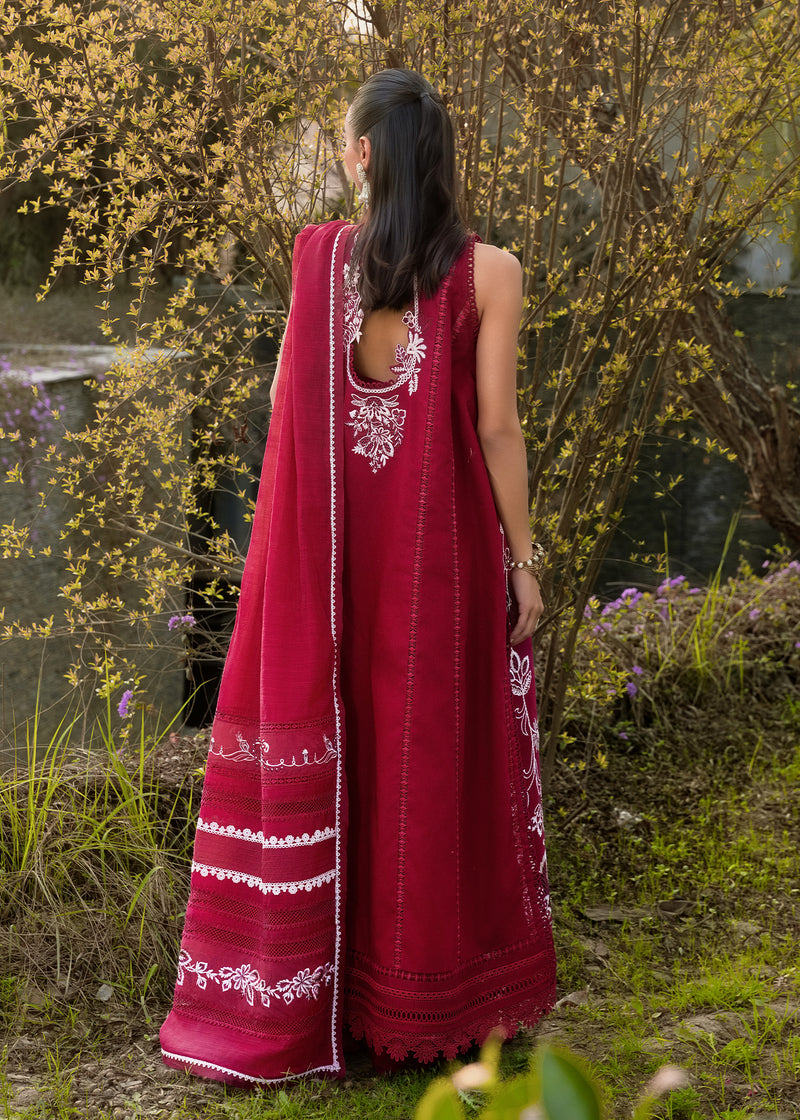 Flow Luxury Lawn | A HANDMADE TALE-D5A | 2026 | Crimson