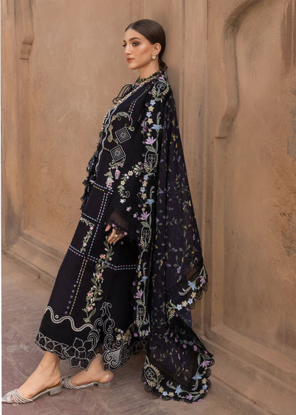 Flow Luxury Lawn | FLORAL SERENITY - D1A | 2026 | Crimson