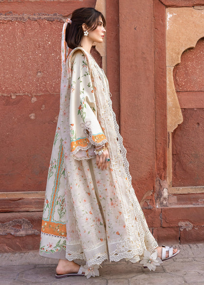 Flow Luxury Lawn | SUN-KISSED LETTER-D9A | 2026 | Crimson