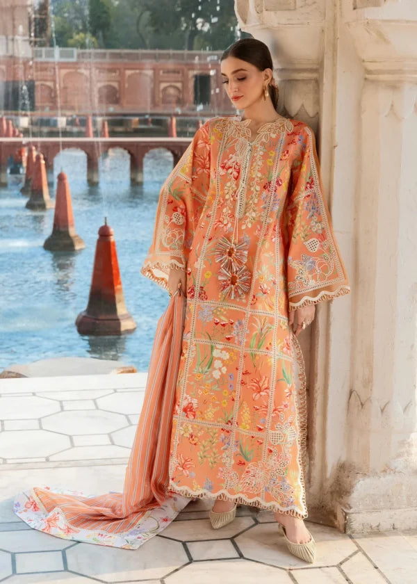 Flow Luxury Lawn | A SUMMER DANCE – D2A | 2026 | Crimson