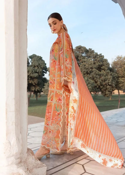 Flow Luxury Lawn | A SUMMER DANCE – D2A | 2026 | Crimson
