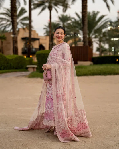 Luxury Lawn 2026 | Lamija | Faiza Saqlain X Hania Aamir