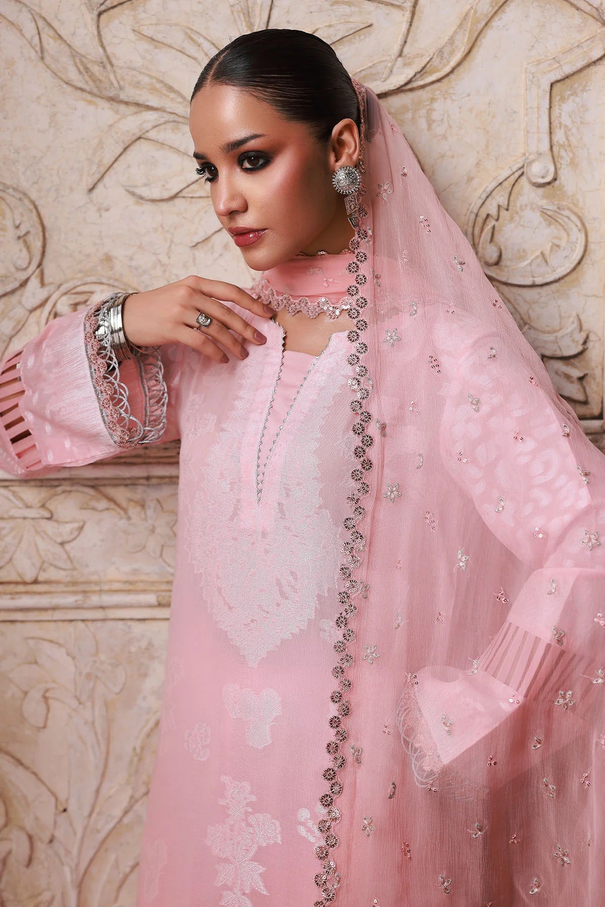 NJ-103 Maya Lawn Jacquard'25 by Nureh