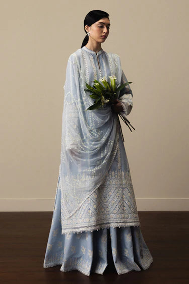 Satori - Aoyomi-D1 | 2026 | Zara Shahjahan Luxury Lawn
