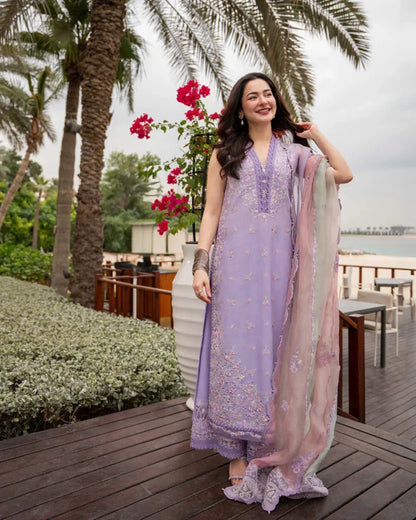 Luxury Lawn 2026 | Suela | Faiza Saqlain X Hania Aamir