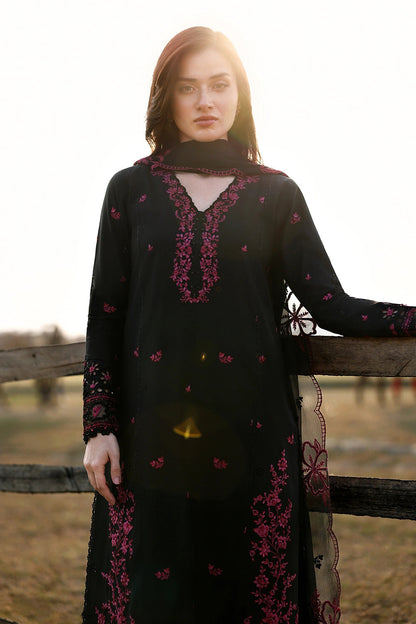 Eid Luxury Lawn Drop 2 | 2026 | Black Cherry | Azure