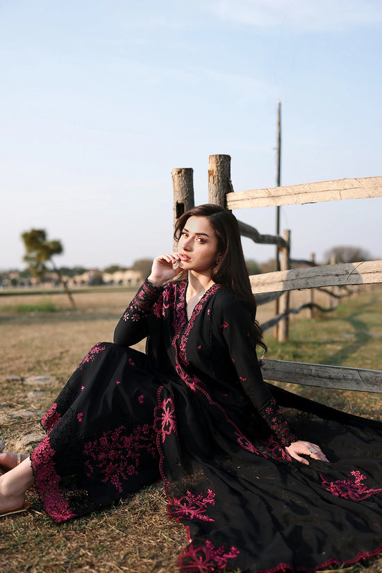 Eid Luxury Lawn Drop 2 | 2026 | Black Cherry | Azure