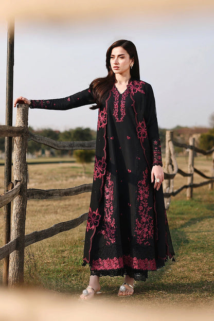 Eid Luxury Lawn Drop 2 | 2026 | Black Cherry | Azure