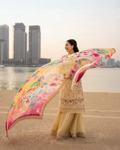 Luxury Lawn 2026 | Merjem |  Faiza Saqlain X Hania Aamir