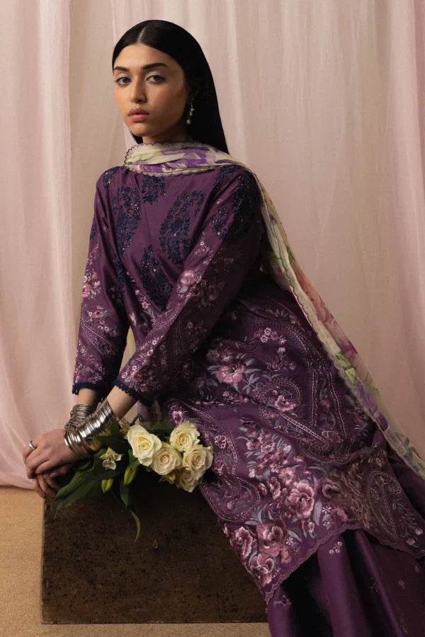 Satori - Sumire-D2 | 2026 | Zara Shahjahan Luxury Lawn