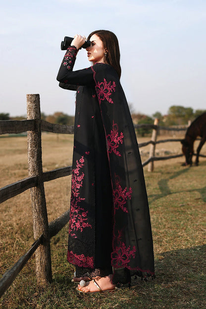Eid Luxury Lawn Drop 2 | 2026 | Black Cherry | Azure