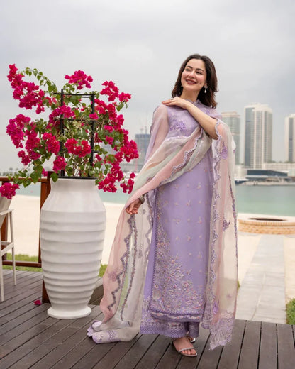 Luxury Lawn 2026 | Suela | Faiza Saqlain X Hania Aamir