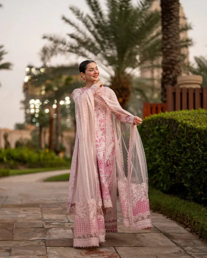 Luxury Lawn 2026 | Lamija | Faiza Saqlain X Hania Aamir